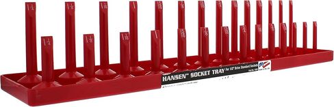 Hansen Global 1201 1/2" Drive Socket Tray, Deep & Regular, Standard 3/8" -1-1/4" in Saudi Arabia