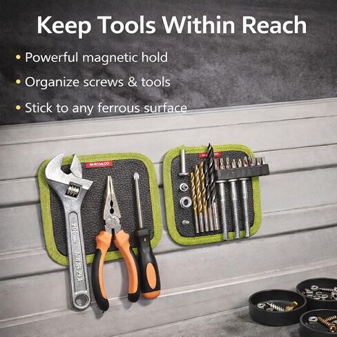 Magnetic Tool Mat, Mechanic's Magnetic Tray, Screw Mat & Garage Accessory 2PCS（Small） in Saudi Arabia