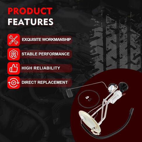 FG239A Tank Sending Unit Sender Kit Compatible with Ford F-250 Super Duty F-350 Super Duty 1999-2003 7.3L Diesel 137.0" or 158.0" or 172.0" Wheelbase Replace# F81Z9275AJ, PS175 in Saudi Arabia