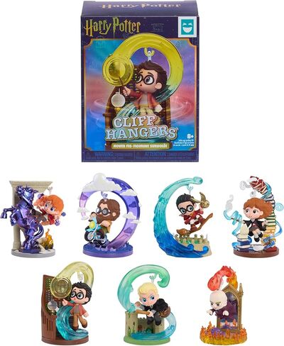 مجموعة شخصيات Happy HAUL Harry Potter™ Cliff Hangers Hover، لعبة مفاجئة قابلة للتجميع في صندوق أعمى مع حامل عرض، بطول 5 سم، قطرة قصيرة المدى، للأعمار من 8 سنوات فما فوق in Kuwait