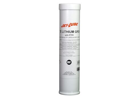 Jet-Lube White Lithium Grease - All-Purpose | Heavy Loads | Water-resistant | Pumpable | NLGI #2 | Contains PTFE | 14 oz. in Kuwait