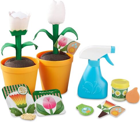 Melissa & Doug Let’s Explore Flower Gardening Play Set with Color-Changing Flowers (16 Pieces) in Saudi Arabia