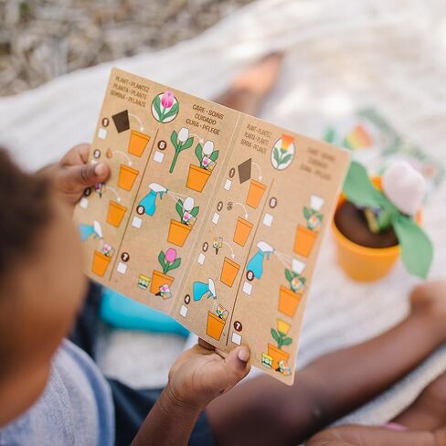 Melissa & Doug Let’s Explore Flower Gardening Play Set with Color-Changing Flowers (16 Pieces) in Saudi Arabia