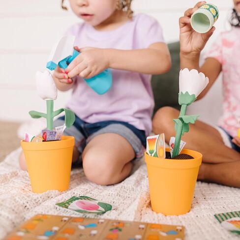 Melissa & Doug Let’s Explore Flower Gardening Play Set with Color-Changing Flowers (16 Pieces) in Saudi Arabia