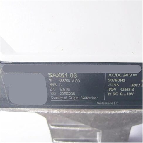 SAX61.03 SAX61.03 مشغل الصمام الكهربائي، صمام الماء الكهربائي للتحكم في درجة الحرارة SQX62 in Kuwait