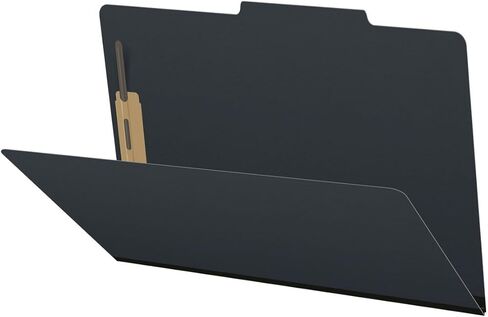 25 Pt. Pressboard Classification Folders, 2/5 Cut ROC Top Tab, Legal Size, No Dividers, Brick Red (Box of 25) in Kuwait