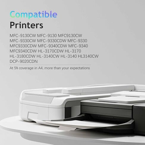 استبدال وحدة الطبل لـ Brother DR221CL DR-221CL لطابعة MFC-9130CW MFC-9330CW MFC-9330CDW MFC-9340CDW HL-3170CDW HL-3180CDW HL-3140CW DCP-9020CDN (ليس حبر) (أسود سماوي أصفر أرجواني) in Kuwait