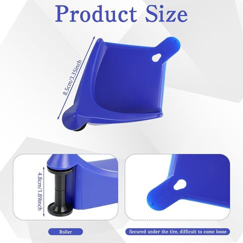 8 Pcs Car Hose Guide Plastic Blue Tire Roller Washing Hose Detail Tool for Car Cleaning Accessory in Saudi Arabia