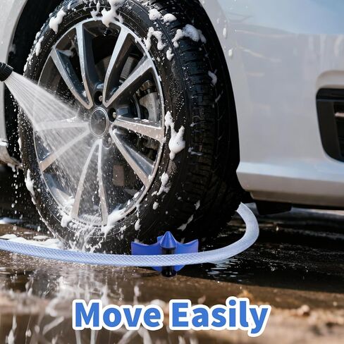 8 Pcs Car Hose Guide Plastic Blue Tire Roller Washing Hose Detail Tool for Car Cleaning Accessory in Saudi Arabia