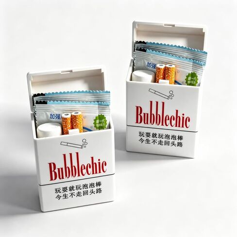Bubble Cigarette Pack (2 Pack) – Realistic Fake Cigarette Bubble Blower, Mini Cigarette Bubbles Maker for Stress Relief, Fun Party Gift for Adults in Saudi Arabia