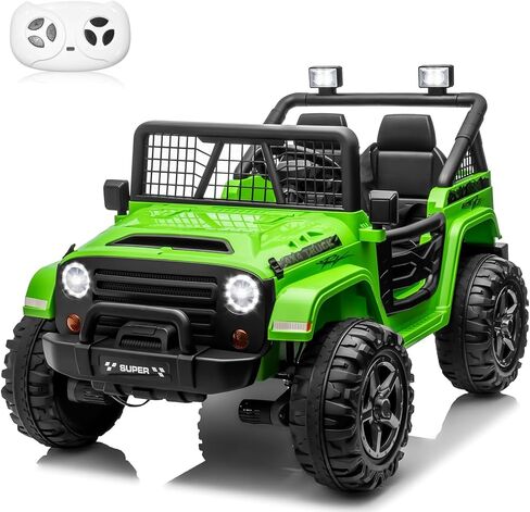 24V XL Ride on Car with Remote Control, 2 Seater 4WD/2WD Switchable Electric Car for Kids w/20 Inch Wide Seat, Gift Flower, 4X200W Power Car Wheels 24 Volt Big Trucks for Boys Girls, Pink in Saudi Arabia