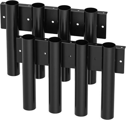 2 Pack Shovel Holder for Truck, Heavy Duty 8-Holes Hand Tool Rack for Truck Trailers & Garage or Shed Walls, Tool Holder for Shovels, Rakes, Hoes - 4 Holes in 1 Group in Kuwait