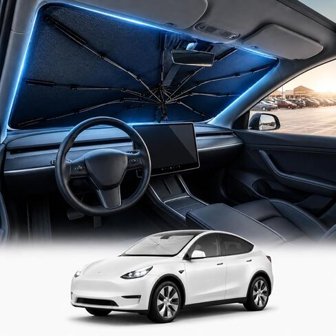 [ترقية 2026] مظلة DooGooCoo للزجاج الأمامي للسيارة Honda Accord 2023-2025 2026 [حجب ضوء الشمس بنسبة 100%، كريستال ثلجي بارد] مظلة للزجاج الأمامي للسيارة لمظلة الشمس Accord، مقاس مخصص. in Kuwait