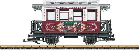 LGB Christmas Car for 2025, Holiday Theme Passenger Car, Model Train Car in Saudi Arabia
