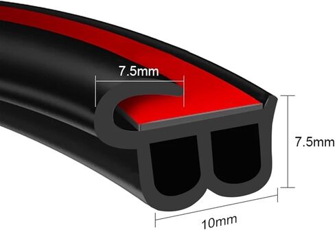Car Door Anti-Collision Sealing Strip Hood Door Edge Trunk Scratch Protector Strip Guard for Car Style Noise Insulation Trim in Saudi Arabia