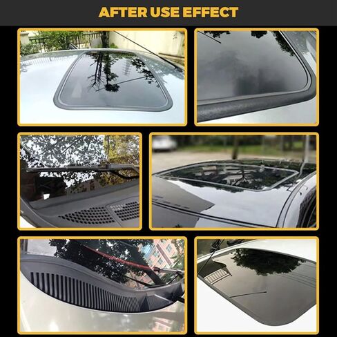 Car Sunroof Waterproof Seal Strip Sunroof Seal Protector Sticker for Roof Rubber Sealing Strips Car Accessories in Saudi Arabia
