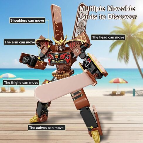 Yerloa Ice Cream Transforming Toy, 2 in 1 Popsicle Robot Toys for Kids Toddler Fun Deformation Robot Action Figure, Christmas Birthday Gift Toys for Boys Girls 3-8 (Brown) in Saudi Arabia
