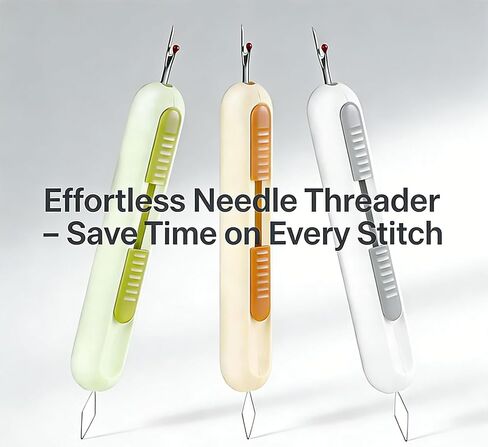 3 Pack Dual Function Seam Ripper & Needle Threader - Compact Hand Sewing Tools for Easy Stitch Removal & Efficient Threading in Saudi Arabia
