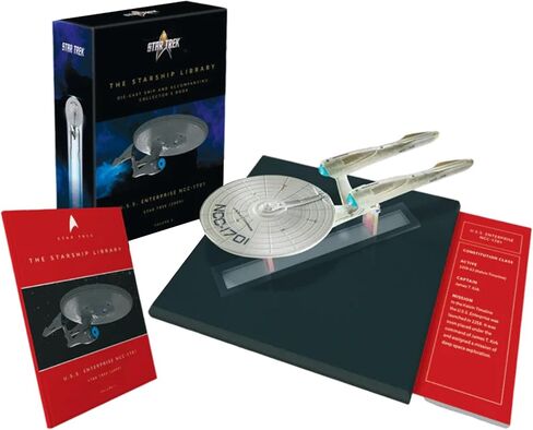 ستار تريك (2009) USS Enterprise NCC-1701 (Kelvin) مجموعة سفينة وكتب مصبوبة in Kuwait