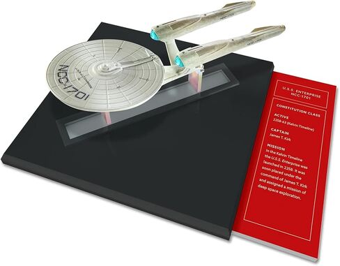ستار تريك (2009) USS Enterprise NCC-1701 (Kelvin) مجموعة سفينة وكتب مصبوبة in Kuwait