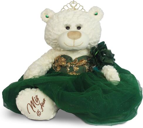 KINNEX 20" Quince Anos Teddy Bear with Dress - Collectible Quinceanera Last Doll Centerpiece B16631-33 in Saudi Arabia