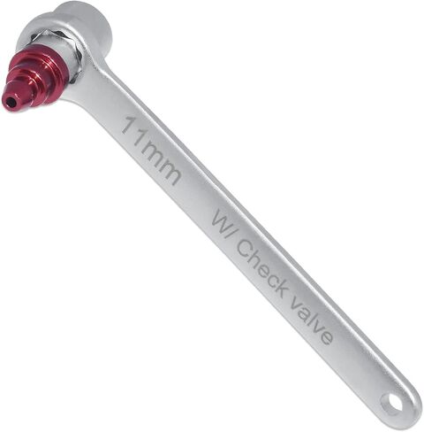 FIRSTINFO F35116A 11mm Mini Brake Bleeder Wench with Check Valve and 6 Point Socket for Automotive and Motorcycle Brake Bleeding in Saudi Arabia