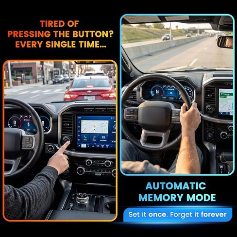 مزيل إيقاف التشغيل التلقائي متوافق مع جهاز تعطيل بدء تشغيل المحرك المتوافق مع Ford F150 FCC لعام 2021-2026 لموديلات الولايات المتحدة وكندا، ووحدة الذاكرة الذكية (باستثناء Powerboost والهجين) in Kuwait