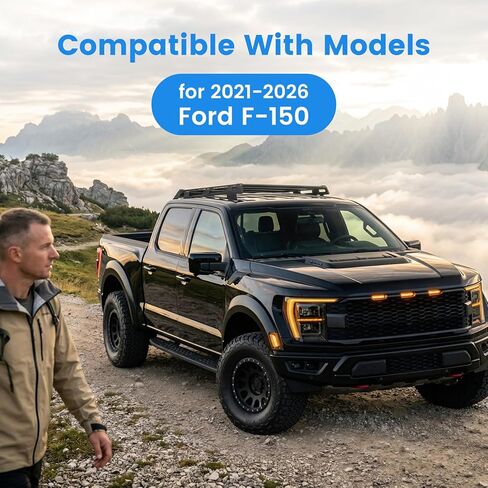 مزيل إيقاف التشغيل التلقائي متوافق مع جهاز تعطيل بدء تشغيل المحرك المتوافق مع Ford F150 FCC لعام 2021-2026 لموديلات الولايات المتحدة وكندا، ووحدة الذاكرة الذكية (باستثناء Powerboost والهجين) in Kuwait