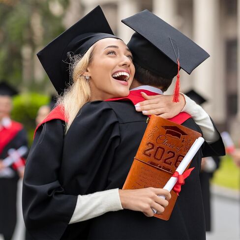 Class of 2026 Graduation Gifts Leather Journal, 2026 Graduation Gift for Her Him 140 Page Refillable Journal Presents, High School College Grad Gifts Ideas for Women Men Graduates in Saudi Arabia