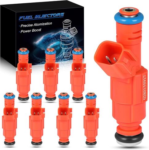 Upgraded 0280155917 Fuel Injectors Fits For:-Ford Excursion F250 F350 super duty E350 club wagon Crown victoria For:-Lincoln town car 4.6L 5.4L 6.8L V8 V10 2001-2005 (set of 8) in Saudi Arabia