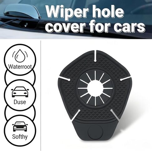 12pcs Universal Silicone Wiper Pivot Guards, Premium Windshield Wiper Covers and Arm Hole Protection for Cars, Trucks, SUVs - Prevents Dust and Blockage in Saudi Arabia