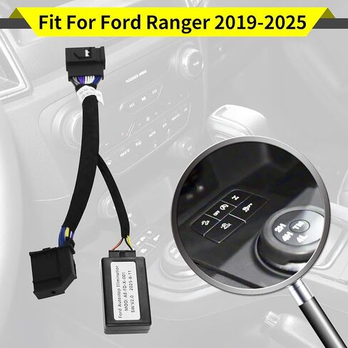 مزيل إيقاف التشغيل التلقائي لسيارة Ford Ranger 2019-2025 نظام محرك Autostop تعطيل المزيل المتوافق مع وحدة ملحقات Ranger التوصيل والتشغيل in Kuwait