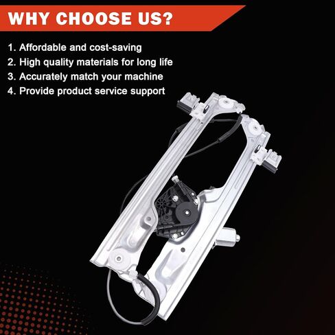 751-724 Front Left Power Window Regulator And Motor Assembly Compatible With Escalade Silverado Suburban Tahoe Sierra Yukon/Yukon XL 2014-2020 Driver Side Power Window Regulator 23118067 84621036 in Saudi Arabia