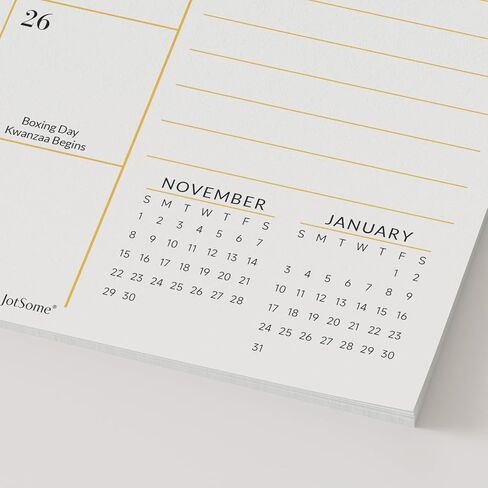Jotsome Desk Calendar 2026-2027 with Desktop Mat, Desk Pad Calendar From July 2026 to December 2027 17x12 inch, Desk Blotter Calendar for Home Office and School, Easy Organizing (Apricot, 17" x 12") in Saudi Arabia