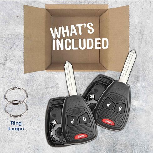 KeylessOption Just the Case Keyless Entry Remote Control Car Key Fob Shell Replacement for OHT692427AA (Pack of 2) in Saudi Arabia