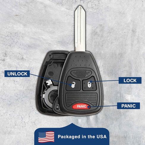 KeylessOption Just the Case Keyless Entry Remote Control Car Key Fob Shell Replacement for OHT692427AA (Pack of 2) in Saudi Arabia