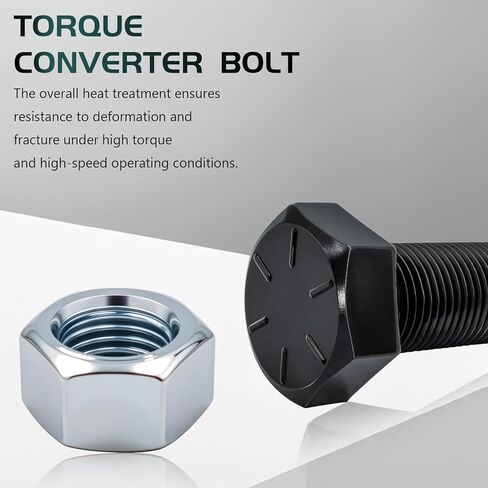 (6 عبوات) 4697 براغي محول عزم الدوران 3/8‑24 UNC درجة 8، لناقل الحركة GM TH350 TH400 Powerglide in Kuwait