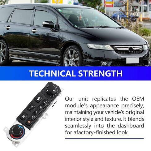599-268 Heater A/C Control Switch,Climate Control Module Compatible for Honda Accord 1998-2000,Replace# 599-268, 79600-S84-A01ZA in Saudi Arabia
