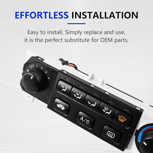 599-268 Heater A/C Control Switch,Climate Control Module Compatible for Honda Accord 1998-2000,Replace# 599-268, 79600-S84-A01ZA in Saudi Arabia