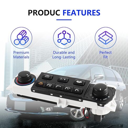 599-268 Heater A/C Control Switch,Climate Control Module Compatible for Honda Accord 1998-2000,Replace# 599-268, 79600-S84-A01ZA in Saudi Arabia