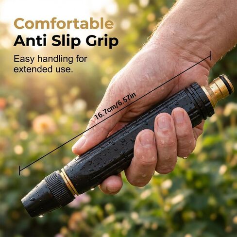 High Pressure Power Washer Nozzle with Connector Set, Power Jet Water with Three Spray Modes, Direct Spray Gun, Multi Function Watering Sprayer for Cleaning Yard Pets Car (1 PCS) in Saudi Arabia