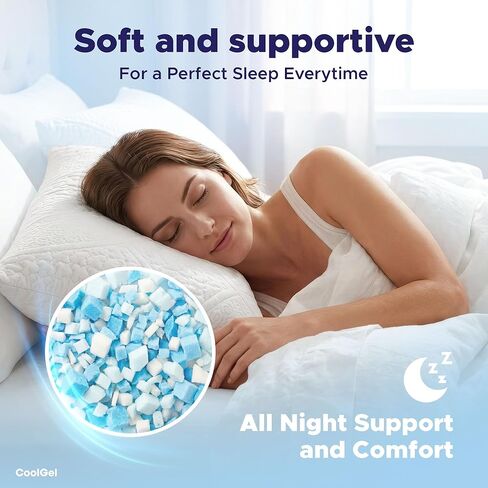 Cool Gel Shredded Memory Foam Refill 3 lb, Cooling Gel Infused Bean Bag Filler for Pillows, Dog Beds, Couch Cushions in Saudi Arabia