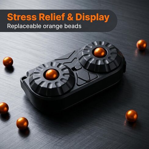 Metal Owl Fidget Slider, Stainless Steel Spinning Clicker, Ratchet Mechanism, Multi-Function EDC Toy for Adults, Stress Relief in Saudi Arabia