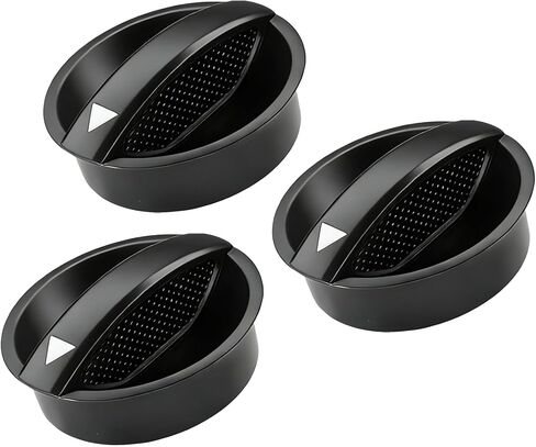 AC Heater Blower Fan Control Knob Compatible with 2005-2015 Toyota Tacoma, HVAC Fan Control Knob, Air Conditioning Vent Controls Heater Temperature Button Replaces 65551820A 758695 (Black) in Saudi Arabia