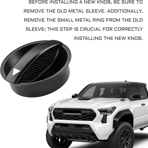 AC Heater Blower Fan Control Knob Compatible with 2005-2015 Toyota Tacoma, HVAC Fan Control Knob, Air Conditioning Vent Controls Heater Temperature Button Replaces 65551820A 758695 (Black) in Saudi Arabia