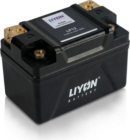 LIYON LP7 Lifepo4 Lithium 12V 3Ah Powersports Starter Battery, Start Power 300A 210 CCA(-25°C) for Motorcycles 125-450cc, Sportbike 250-500cc, ATV 150-450cc, UTV 170-300cc in Saudi Arabia