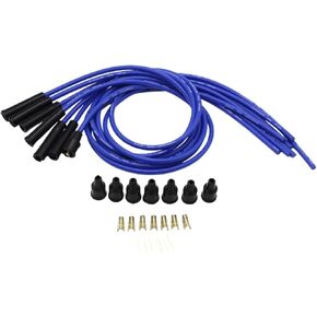 8mm HT Leads Universal Spark Plug Wires Compatible With 6 Cylinder Classic Cars Accessories 1 Meter Line Length in Saudi Arabia