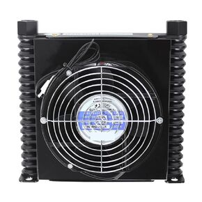 AF1025T-CA 25L/min Hydraulic Radiator Oil Cooler Radiator Air Cooling Plate Pin Heat Exchanger Hydraulic System Efficient Shock Absorption(DC24V) in Saudi Arabia