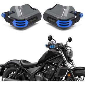 for Rebel 1100 CMX1100 CM1100 Rebel 250 300 500 CMX300 CM300 CMX500 CM500 CMX250 CM250 2023-2026+ Motorcycle Handlebar Guards handbrake Guards and Windproof Hand Accessories (Black) in Saudi Arabia