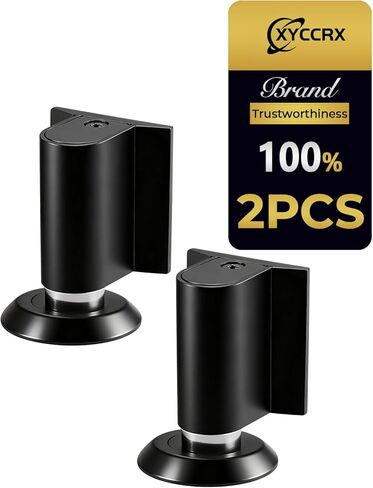 2 Packs Magnetic Door Stopper, Heavy Duty No Drill Invisible Door Stop for Bottom of Door, Strong Hold to Keep Doors Open (2) in Saudi Arabia